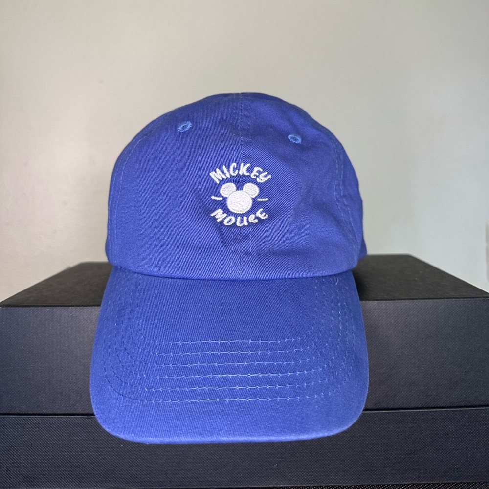 Vintage Disney Blue Mickey Mouse Cap Hat